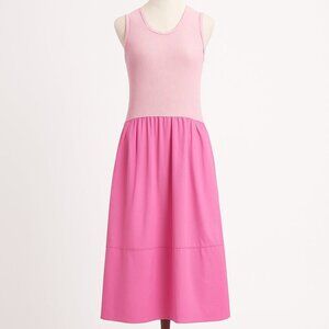 Free People Drops Of Venus Midi Dress Pink Size Large Vacation Spring Summer NWT